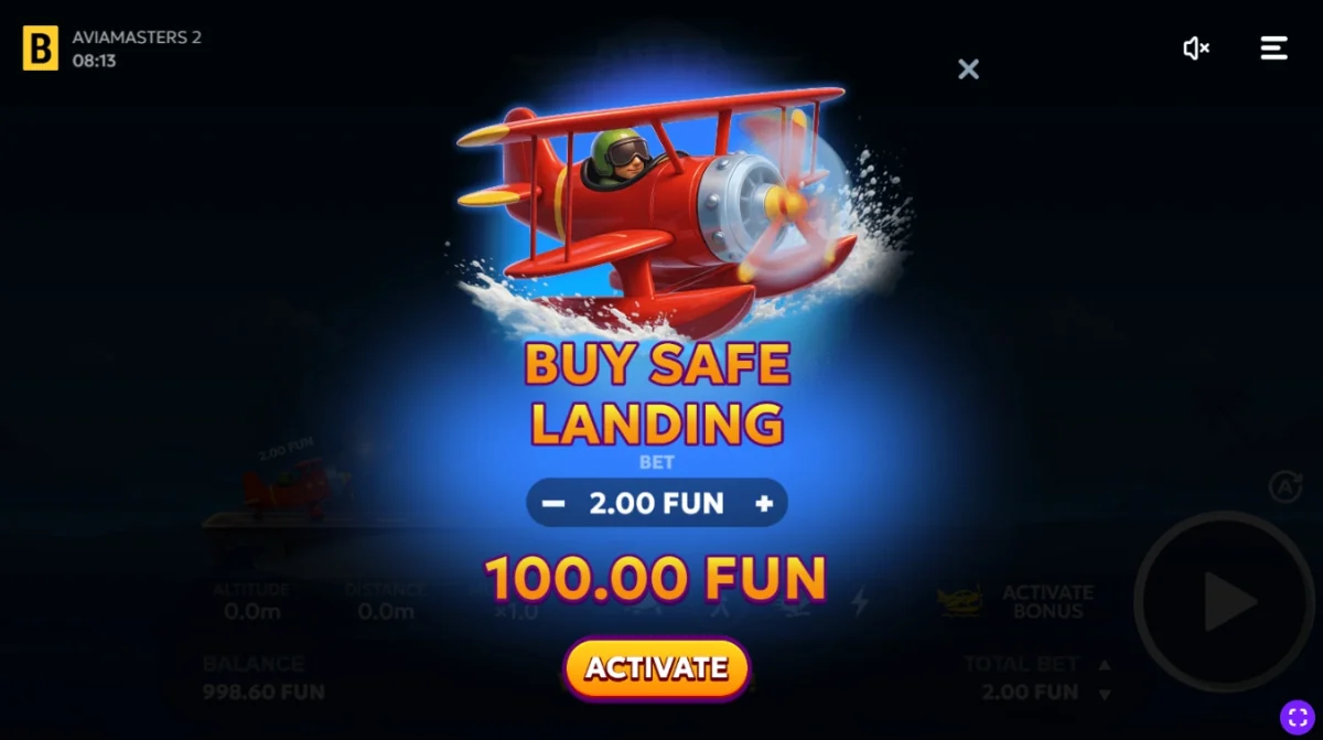 Koop de Safe Landing Bonus